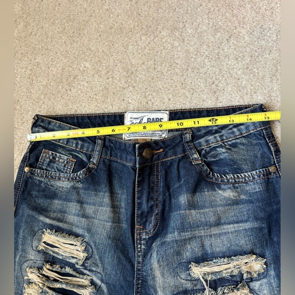 Soho Babe Distressed Ankle Denim Made in the U.S. Jeans Junior’s 7 - Picture 6 of 16